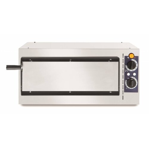  Hendi Enkele RVS Pizzaoven 1600 Watt | 1 Pizza 