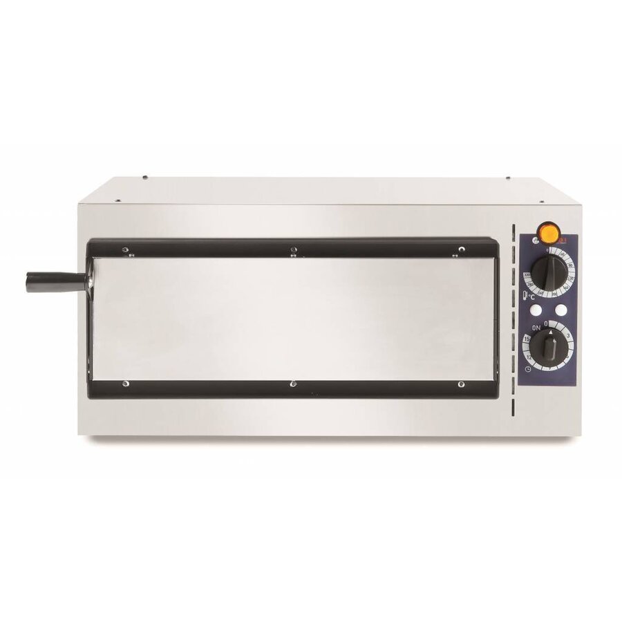 Enkele RVS Pizzaoven 1600 Watt | 1 Pizza