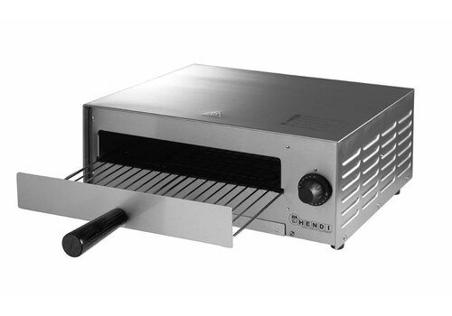  Hendi RVS Pizzaoven 1300 Watt | 1 Pizza 