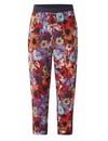 P-Filo Loose Fit Trousers With Bloemendessin