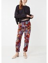 P-Filo Loose Fit Trousers With Bloemendessin