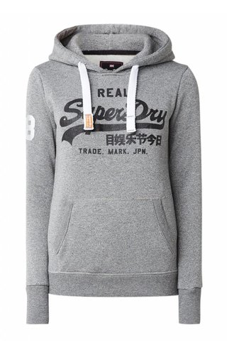 Superdry Hoodie Met Logoprint En Lurex 