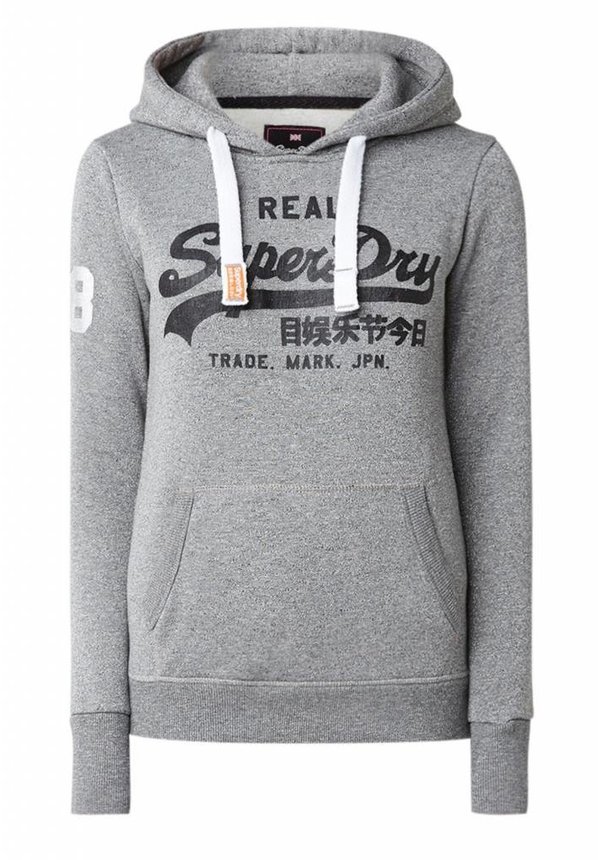 Hoodie With Logoprint And Lurex