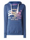 Hoodie Met Vintage Logoprint