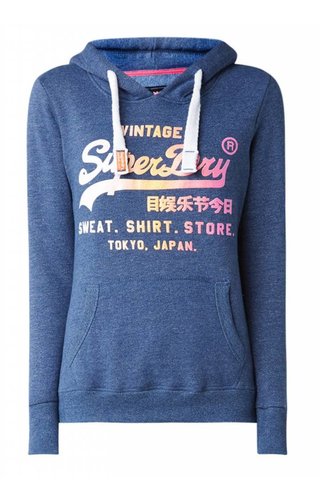 Superdry Hoodie Met Vintage Logoprint 