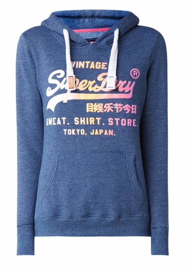 Hoodie Met Vintage Logoprint