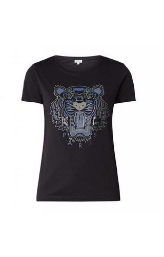 Kenzo Tiger T-Shirt With Logoprint 