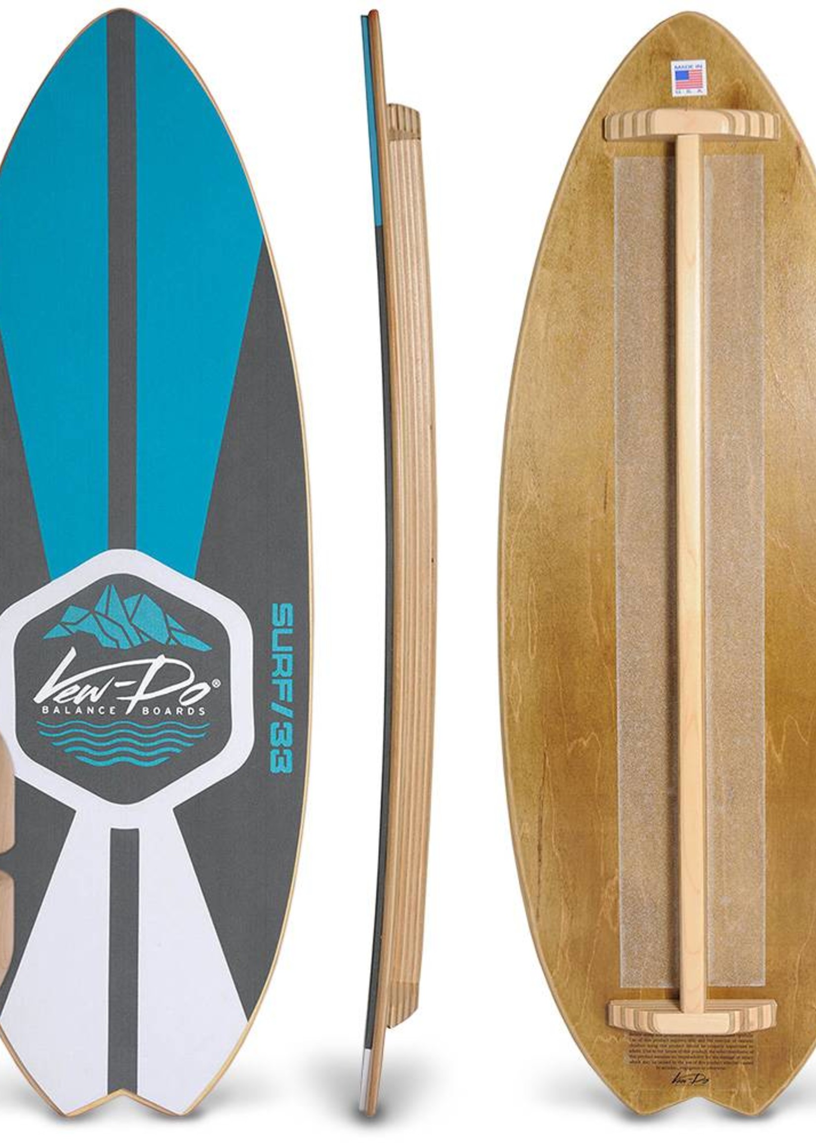 Vew-Do Vew-Do Surf 33 Balance Board für Surfer und Barfüsser
