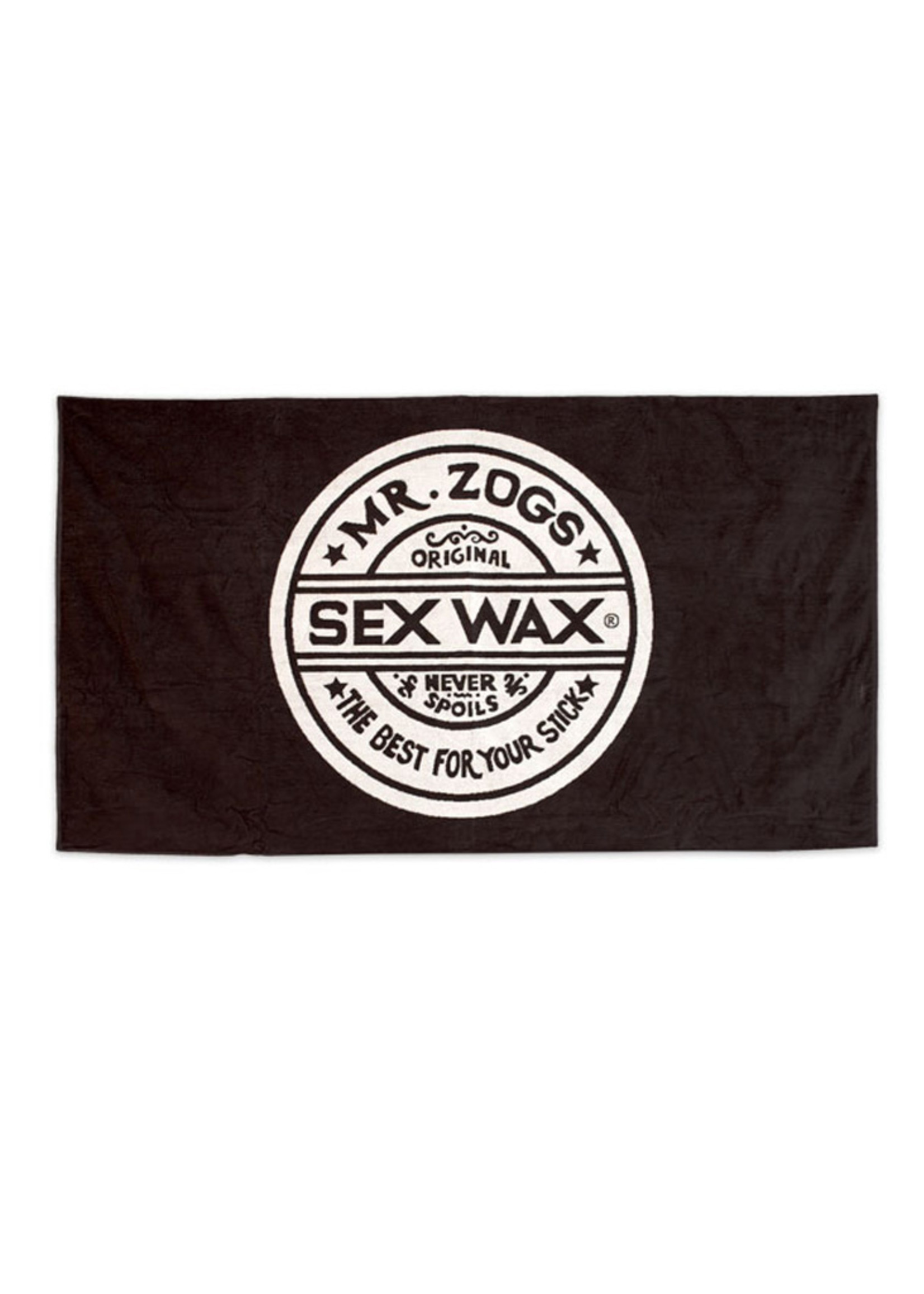 Sex Wax Sex Wax Jacquard Knit Beach Towel Black