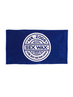 Sex Wax Beach Towel Blue