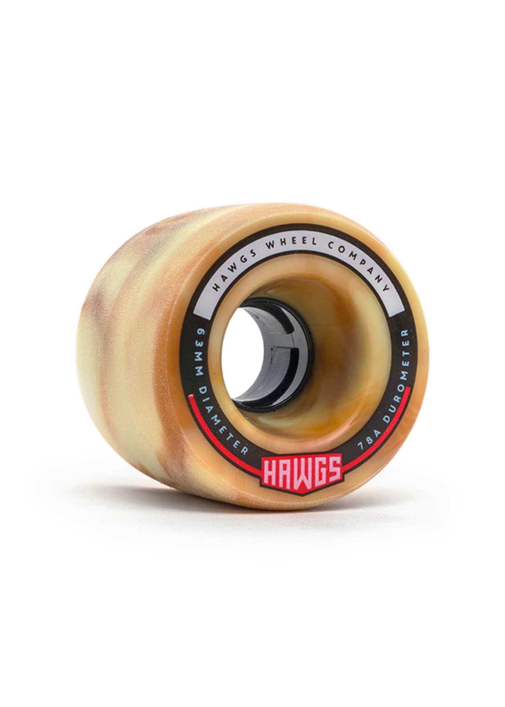 Hawgs Wheels Hawgs Fatty Wheels 63 mm 78A Mocha Swirl Set of 4