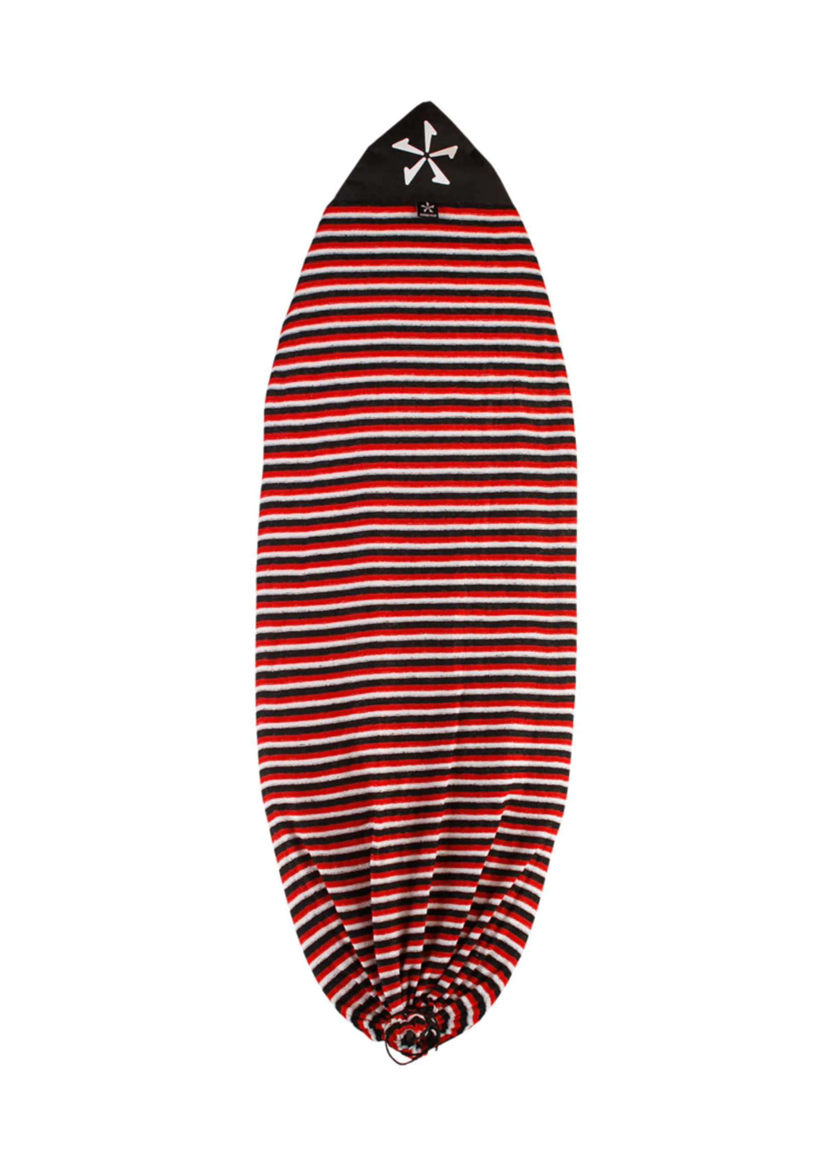 Phase Five Phase Five Board Sock Red/Black Stripe Aufbewahrungsstrumpf für Wakesurfbretter