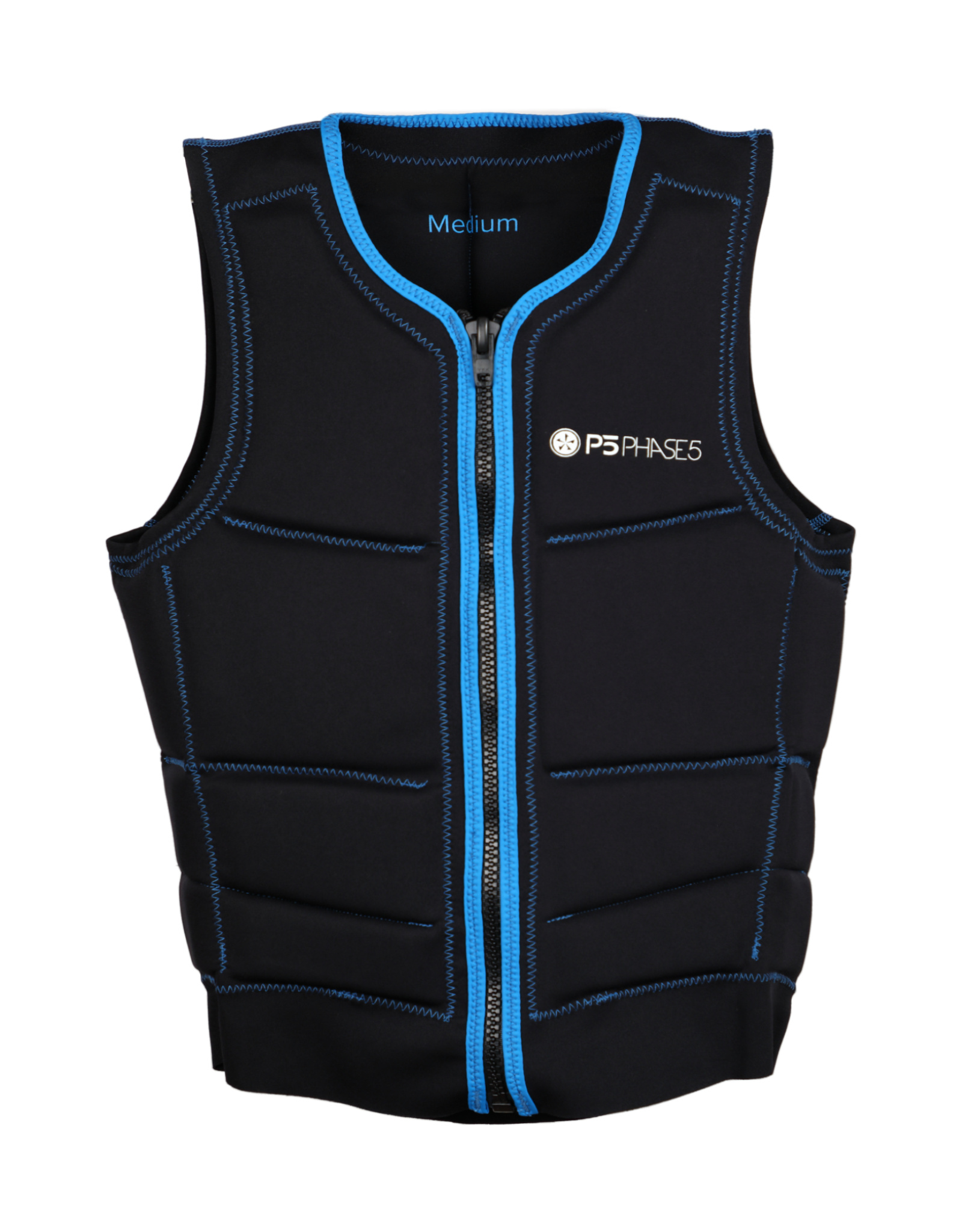 Phase Five Mens Comp Wakesurfing Vest Blue Crazy Dude
