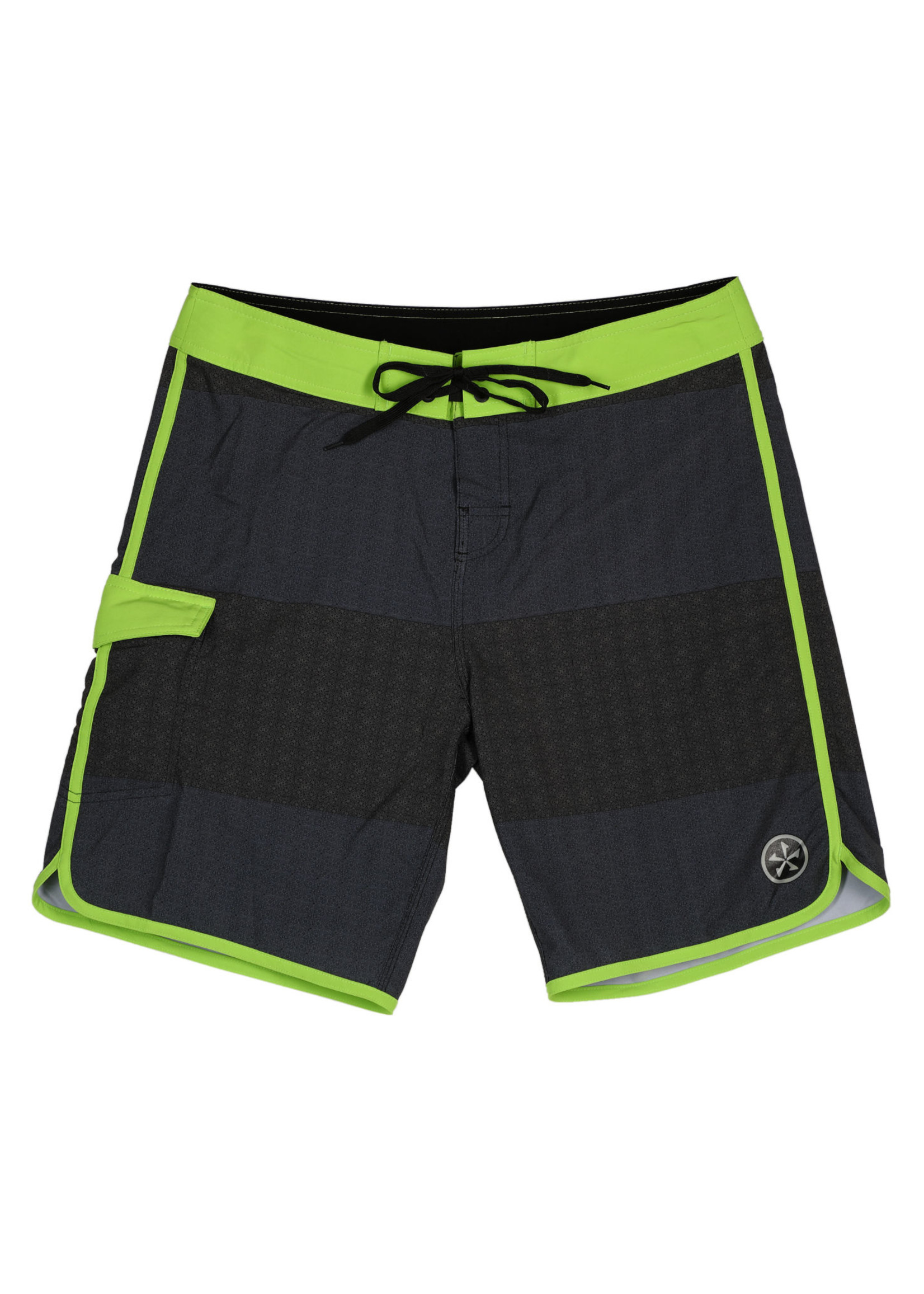 Phase Five Phase Five Mens Boardshorts Black/Green