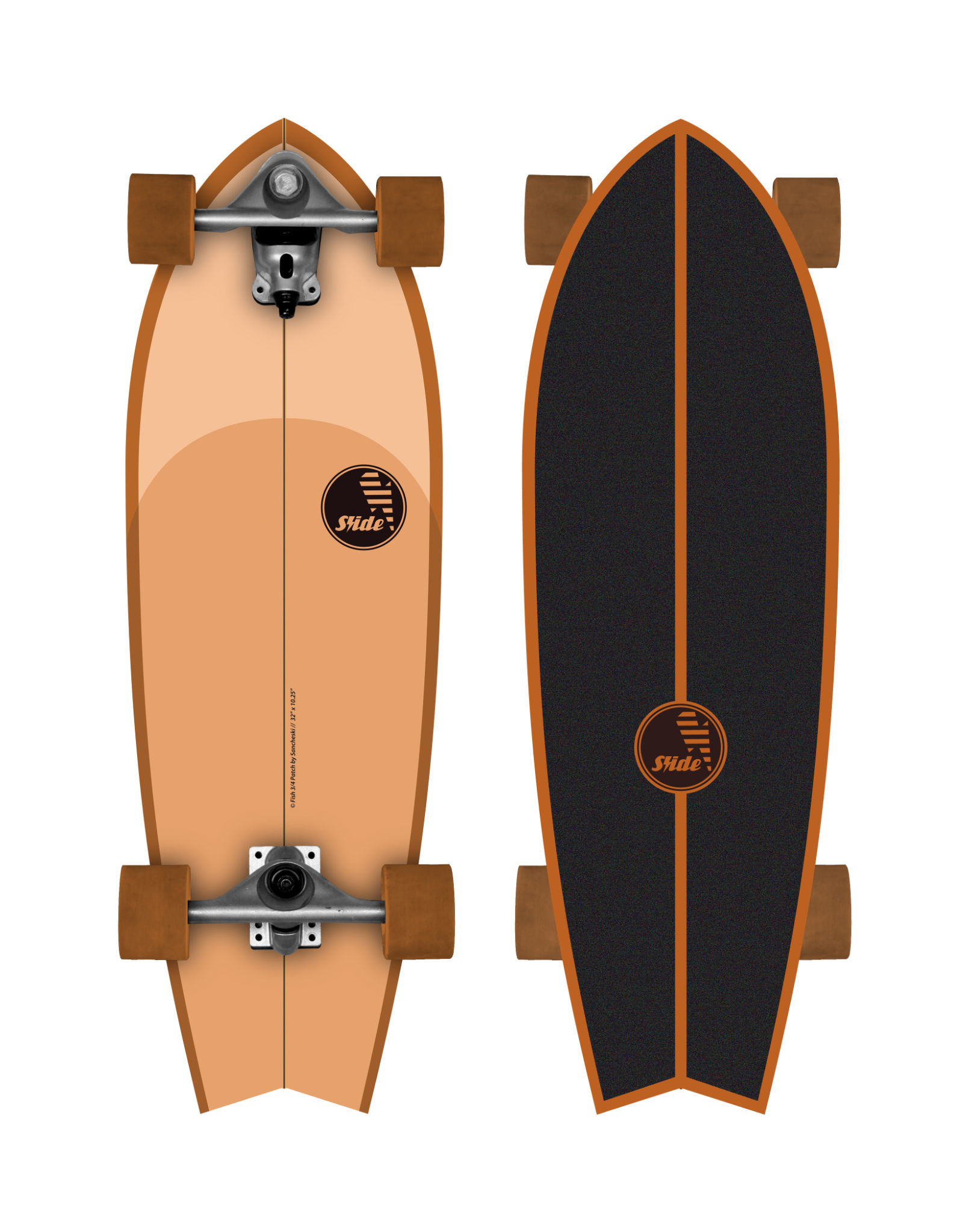 サーフィン・ボディボード SLIDE Surf Skateboards size32 TUNA SLIDE SurfSkateboards size32 TUNA SLIDE Surf Skateboards size32