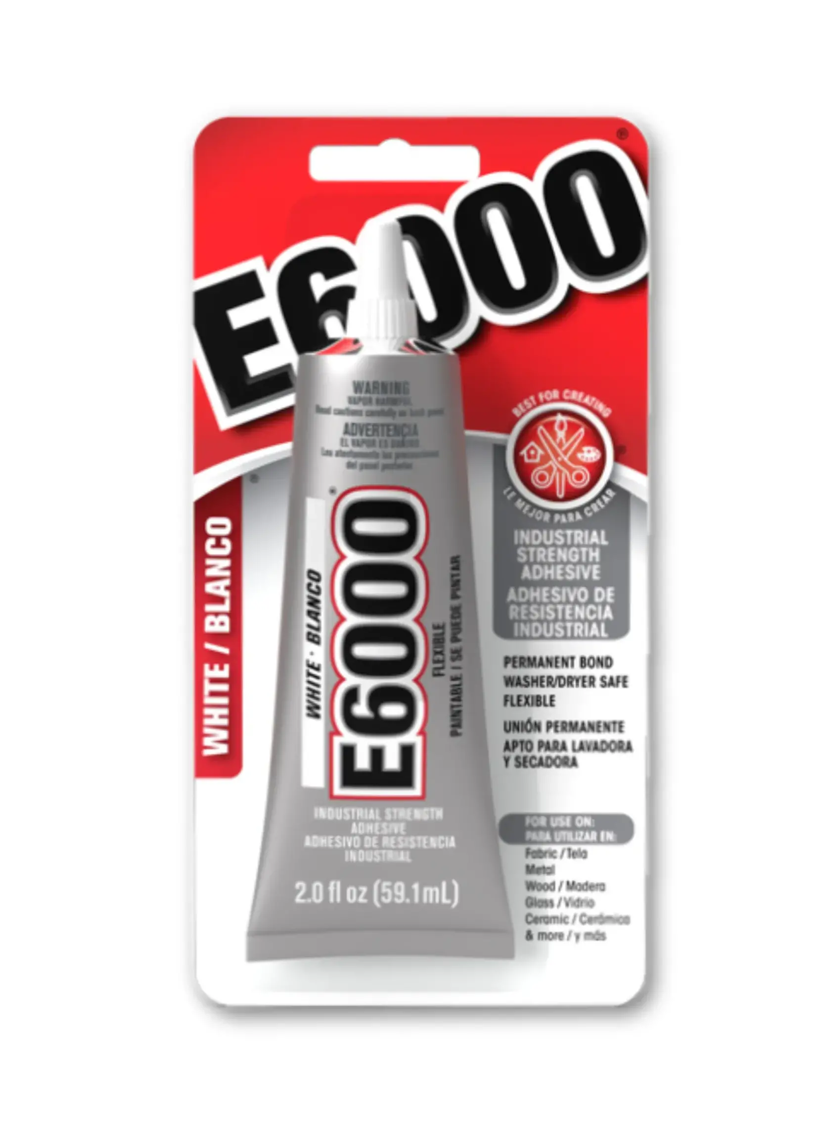 Eclectic Products Eclectic E6000 59.1 ml Tube Craft Adhesive White