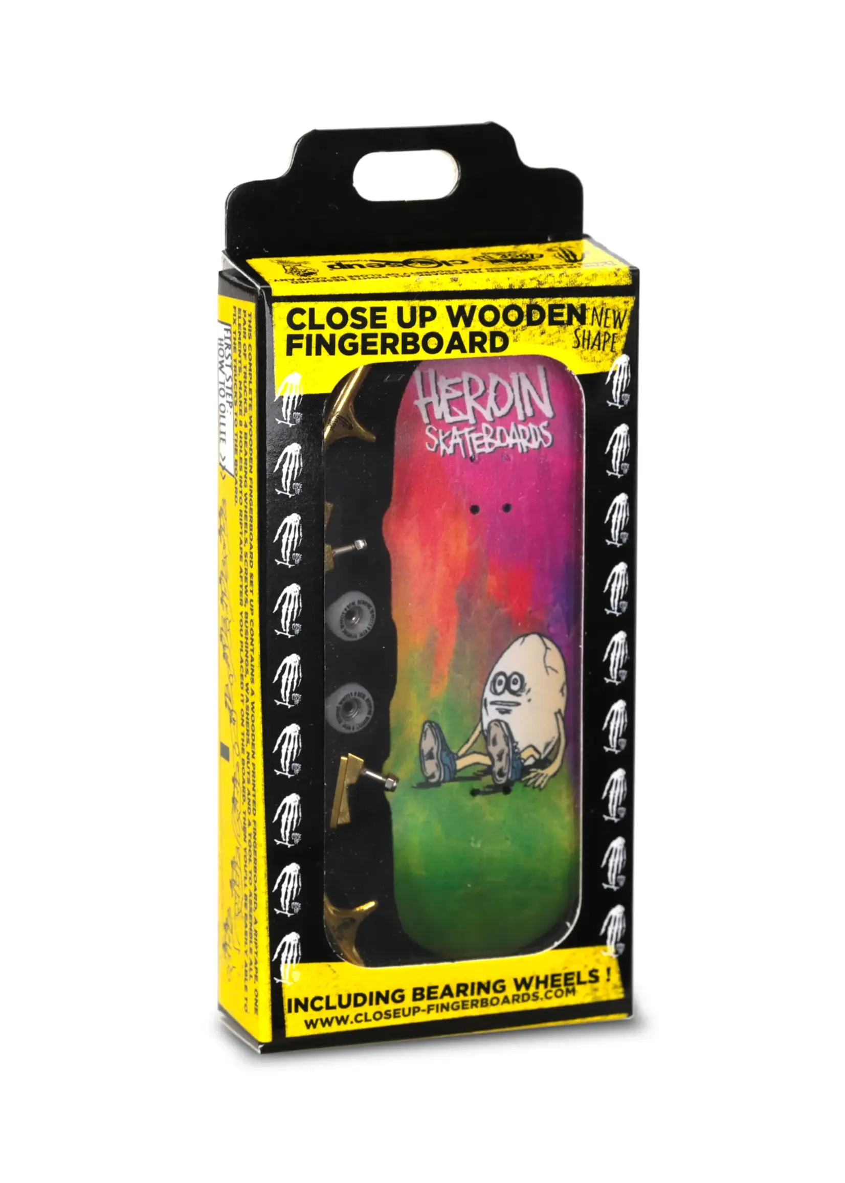 Close Up Fingerboards Close Up Heroin The Rainbow Egg Fingerboard Setup