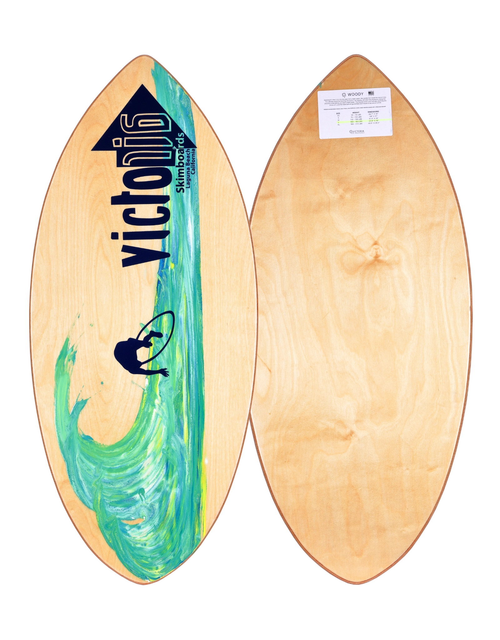 Victoria Woody Skimboard | Beginner Skimboard with Wood Core
