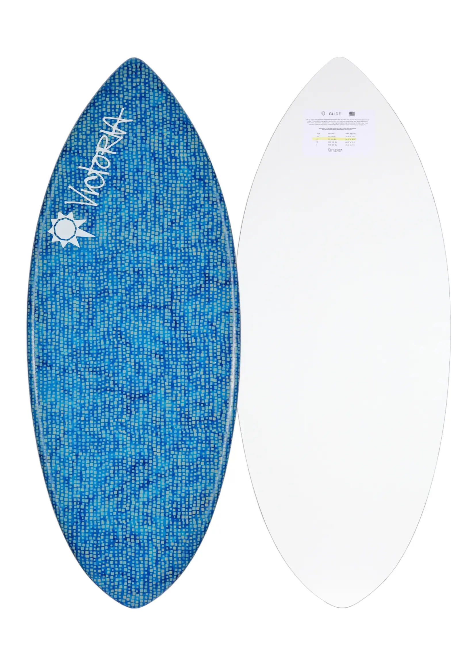 Victoria Skimboards Victoria Glide Ocean Wave-Skimboard für fortgeschrittene Fahrer