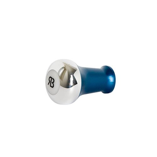 Reg Barber Reg Barber Handle Tall Polished Hybrid Blue - White delron