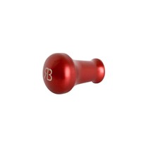 Reg Barber Handle Tall Anodized Red