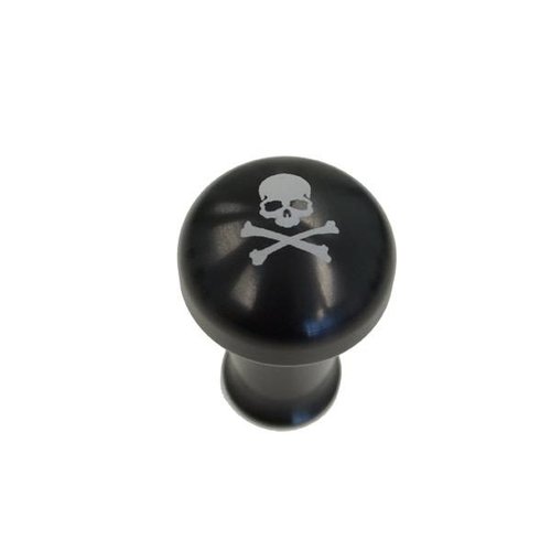 Reg Barber Reg Barber Handle zwart doodshoofd Reg Barber Reg Barber Handle zwart doodshoofd
