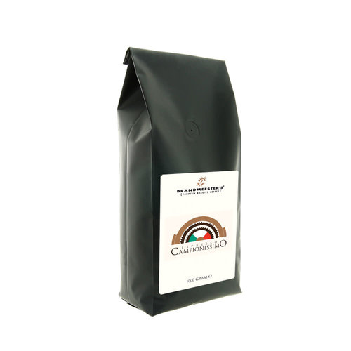 Brandmeester's Espresso Campionissimo 1000 gram in ventielzak Brandmeester's Espresso Campionissimo 1000 gram in ventielzak