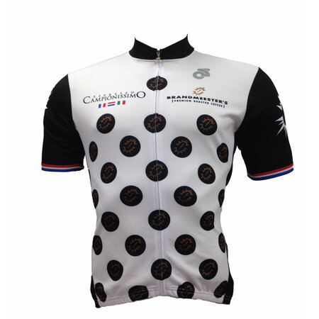 Brandmeesters Wielershirt bolletjestrui Small