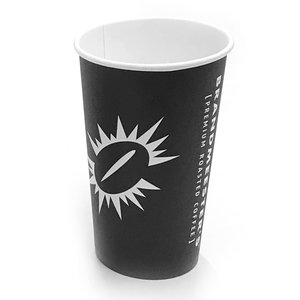 Brandmeesters Paper Cup 16oz zwart BIO [50st.]