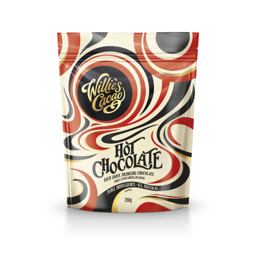Willie's Cacao Willie's Cacao Cacaopoeder Hot Chocolate Medellin 250 gram Willie's Cacao Willie's Cacao Cacaopoeder Hot Chocolate Medellin 250 gram