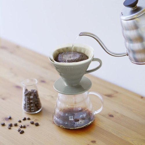 Hario Hario Dripper V60 Porselein #2 - Grey
