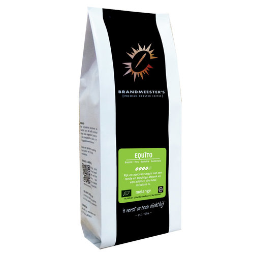 Brandmeester's Koffiebonen Equito (Biologisch) 500 gram Brandmeester's Koffiebonen Equito (Biologisch) 500 gram