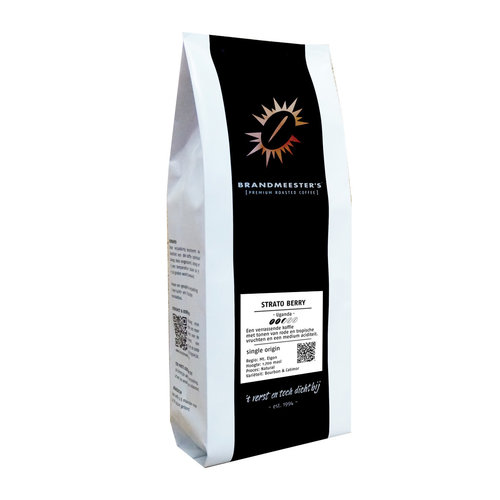 Brandmeester's Uganda - Strato Berry 250 gr. in ventielzak Brandmeester's Uganda - Strato Berry 250 gr. in ventielzak