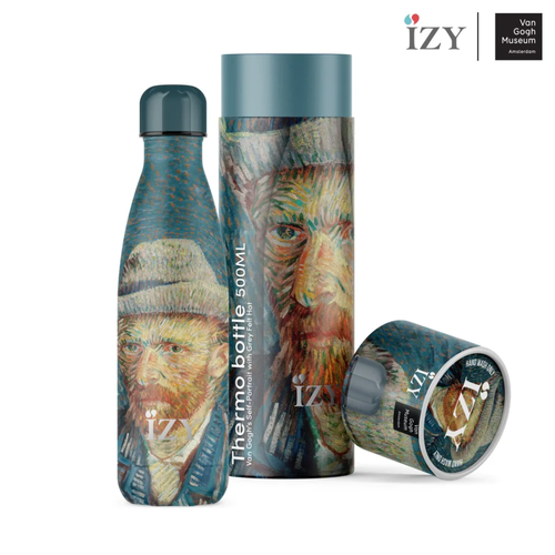 Izy Thermosfles izy van Gogh Zelfportret Izy Thermosfles izy van Gogh Zelfportret