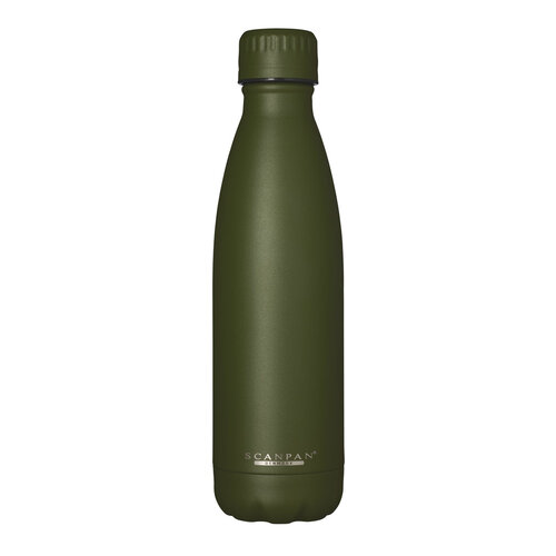 SCANPAN Scanpan dubbelwandige drinkfles 500ml JUNGLE GREEN - TO GO SCANPAN Scanpan dubbelwandige drinkfles 500ml JUNGLE GREEN - TO GO