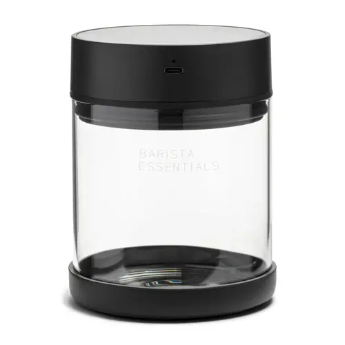 Barista Essentials Barista Essentials Vacuüm Voorraadbus 250 gram Glas ZWART