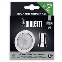 Bialetti Venus RVS reserveringen en zeefje 6 Kops