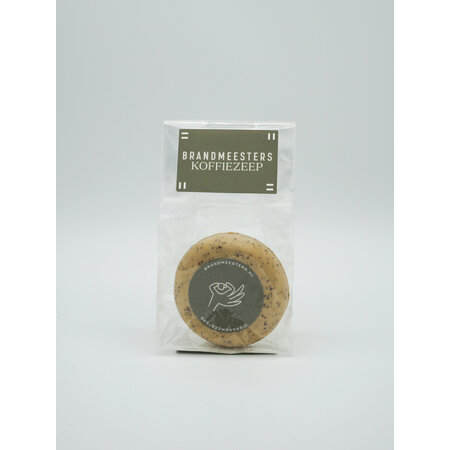 Brandmeesters Koffie zeep rond 70 gram