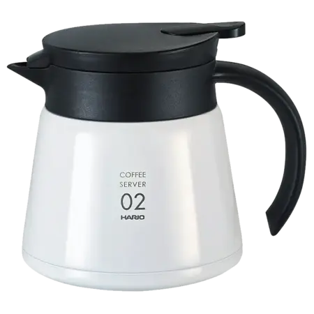 Hario Hario  Thermoskan 600ml wit