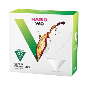 Hario Hario WHITE Filters V60 #1 1-2 kops BOX 100st.