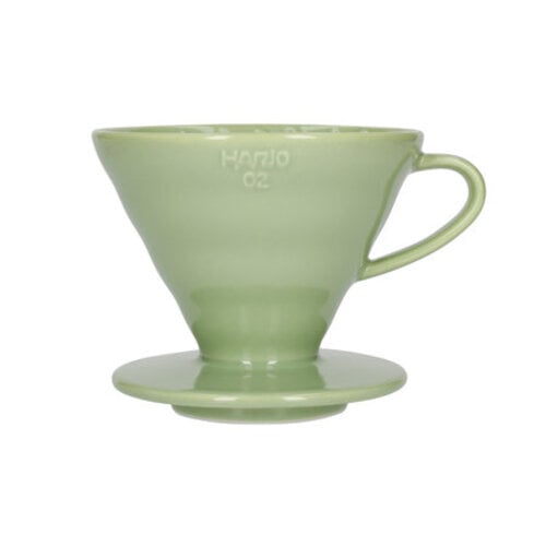 Hario Hario Dripper V60 Ceramic #2 - Smokey Groen Hario Hario Dripper V60 Ceramic #2 - Smokey Groen