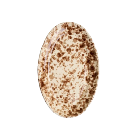 FASANO Ovale schaal Spruzzi Cioccolato FASANO 35x23 cm