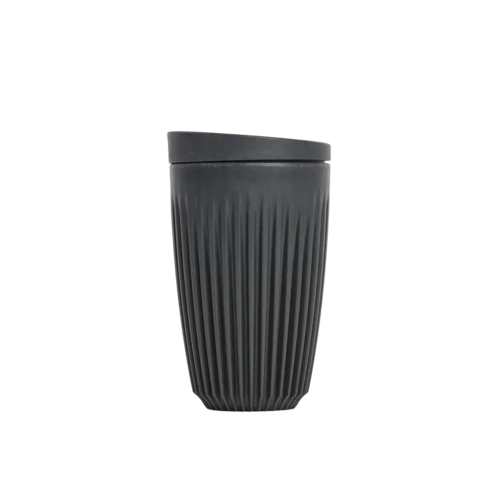 Huskee Cup&Lid - 12oz/36cl - Charcoil Huskee Cup&Lid - 12oz/36cl - Charcoil