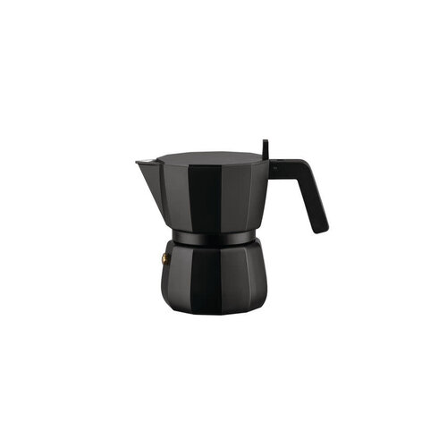 Alessi Mokapot Alessi "Moka" zwart/zwart 3-kops alu Alessi Mokapot Alessi "Moka" zwart/zwart 3-kops alu