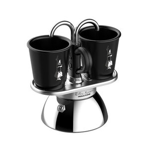Bialetti Bialetti Mokapot DUE RVS [2 Kops] met kopjes inductie geschikt