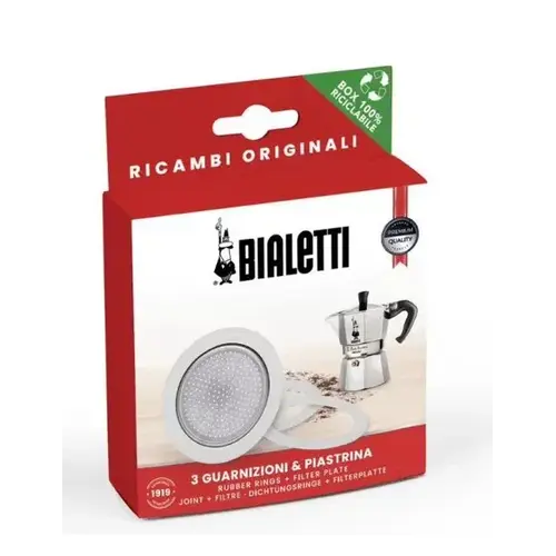 Bialetti Bialetti ALU 3 ringen + 1 zeefje [6 kops]