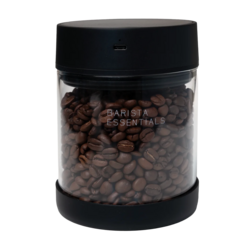 Barista Essentials Barista Essentials Vacuüm Voorraadbus 250 gram Glas ZWART