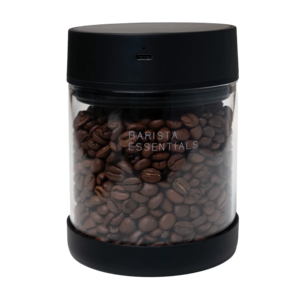 Barista Essentials Barista Essentials Vacuüm Voorraadbus 250 gram Glas ZWART