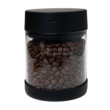 Barista Essentials Barista Essentials Vacuüm Voorraadbus 250 gram Glas ZWART
