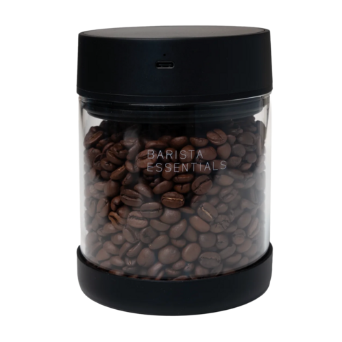 Barista Essentials Barista Essentials Vacuüm Voorraadbus 250 gram Glas ZWART
